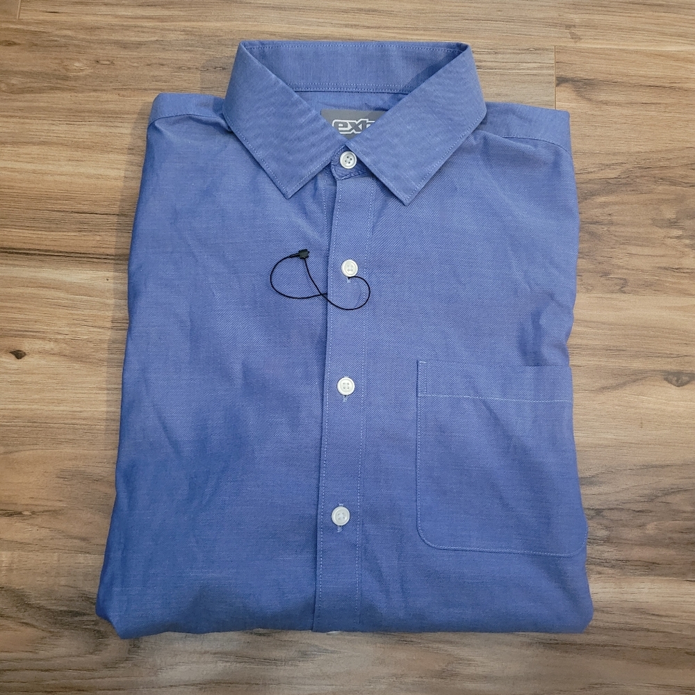 New EXP Classic Fit Mens Dress Shirt Size Small